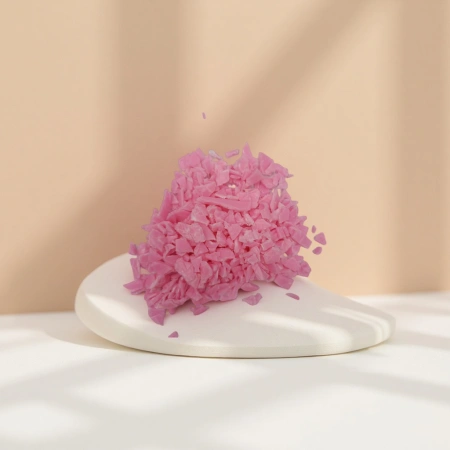 Pink plastic scraps, DIY decorative materials, creative art accessories Pink plastic scraps, DIY decorative materials, creative art accessories